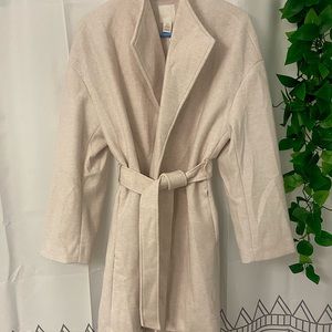 H&M Belted Wrap Coat Small